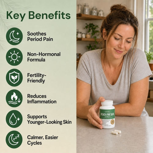 Virelia French Pine Bark Extract - 50mg Capsules