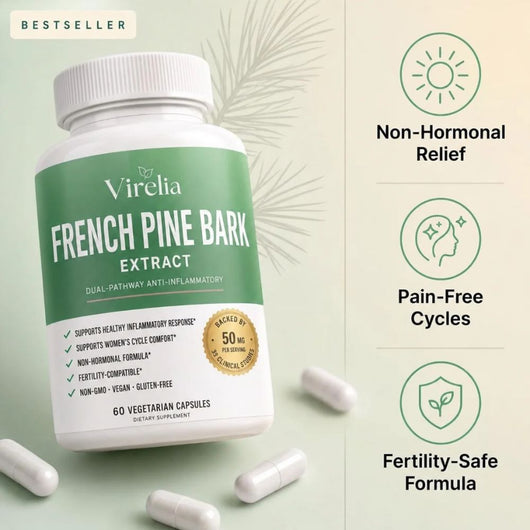 Virelia French Pine Bark Extract - 50mg Capsules